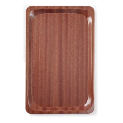 Servírovací podnos, obdélníkový, protiskluzový, laminovaný, AmerBox, GN 1/1, Mahagon, 325x530mm | 507216